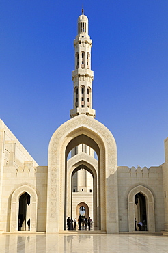 Sultan Qaboos Grand Mosque, Muscat, Sultanate of Oman, Arabia, Middle East