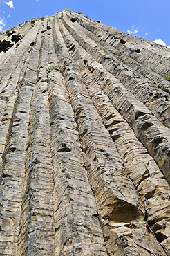 Huge basalt columns at Awan Gorge near Garni, Canyon, Kotayk region, Armenia, Asia