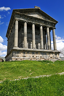 Historic Hellenistic Mithras Temple in Garni, Kotayk region, Armenia, Asia