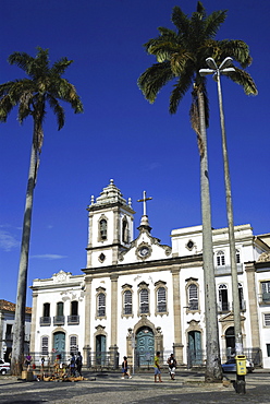 Church Igreja da Ordem Terceira de Sao Domingos at the Torreio de Jesus square, Salvador, Bahia, UNESCO World Heritage Site, Brazil, South America