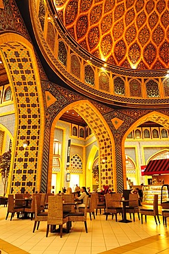 Cafe in the Persian part of the Ibn Battuta Mall, Shopping Mall, Dubai, United Arab Emirates, Arabia, Middle East, Orient