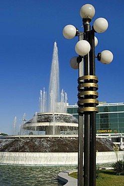 World Trade Complex and fountain, Ashgabat, Turkmenistan