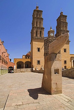 Historic town Dolores Hidalgo, Church Nuestro Senora de los Dolores, Province of Guanajuato, Mexico