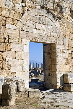 Roman town gate, Perga, Antalya, Turkey