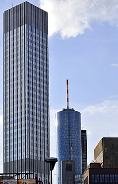 Maintower building, centre, Frankfurt am Main, Hesse, Germany, Europe