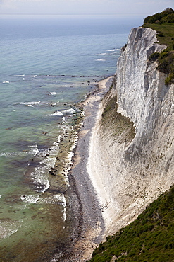 Mons Klint chalk cliffs, Mon Island, Denmark, Europe