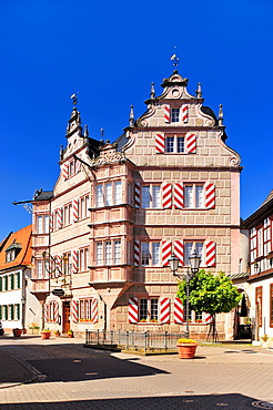 Historical guesthouse Zum Engel, Bad Bergzabern, Naturpark Pfaelzerwald nature reserve, Palatinate, Rhineland-Palatinate, Germany, Europe