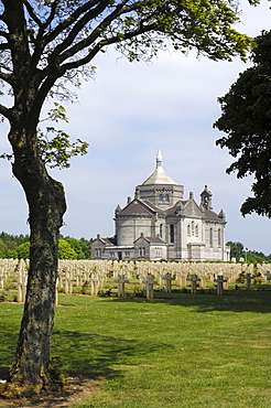 First World War Cemetery and Memorial at Notre Dame de Lorette, Pas-de-Calais, Somme valley, France, Europe