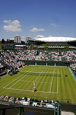 Overview on the new Court Number 2, tennis, the ITF Grand Slam tournament, Wimbledon 2009, Britain, Europe