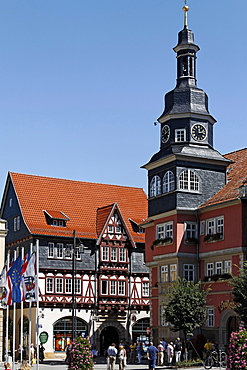 Historic city hall, Eisenach, Thuringia, Germany, Europe