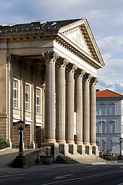 Meininger Theater, last neoclassical theater in Germany, Rhoen, Meiningen, Thuringia, Europe