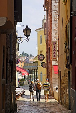 Alleyway in the Old Town, Rovinj, Istria, Croatia