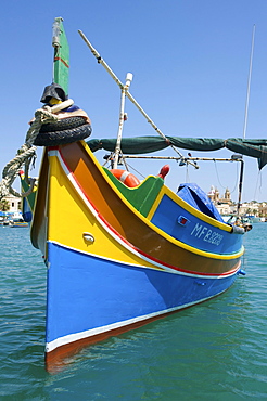 Fishing boat in Marsaxlokk, Malta, Europe