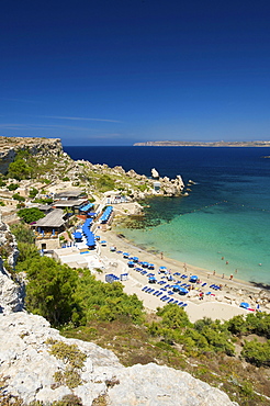 Paradise Bay in Cirkewwa, Malta, Europe