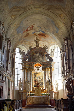 Abbey church of the Premonstratensians Chapter of canons in Geras, Waldviertel area, Lower Austria, Austria, Europe