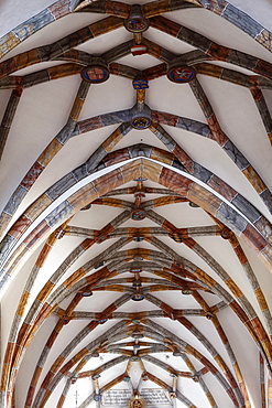 Reticulated vault in the collegiate church, Stift Millstatt convent, Carinthia, Austria, Europe