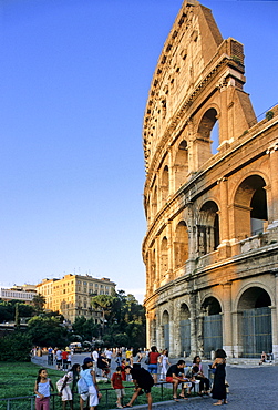 Colosseum, Piazza del Colosseo, Rome, Lazio, Italy, Europe