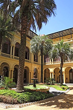 Inner yard of the Casa Rosada, presidential palace on the eastern side of the Plaza de Mayo Square, Buenos Aires, Argentina