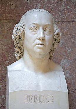 Bust of Johann Gottfried von Herder, German poet, critic and theologian of the German Classic Period