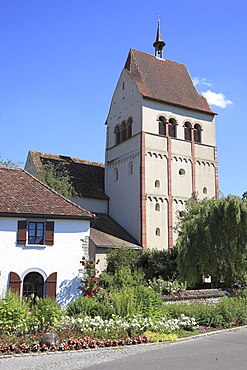 Minster dedicated to the Virgin and Saint Mark, Marienmuenster, Abbey of Reichenau, Mittelzell, Reichenau Island, Lake Constance, Konstanz district, Baden-Wuerttemberg, Germany, Europe