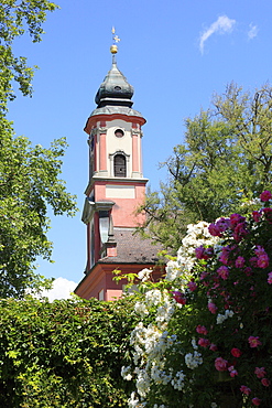 Castle Church of St. Marien on Mainau Island, Lake Constance, Konstanz district, Baden-Wuerttemberg, Germany, Europe, Europe