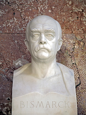 Bust of Otto von Bismarck, first German chancellor