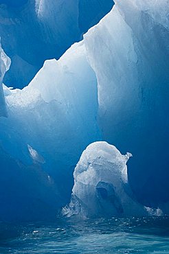 Iceberg detail, Igaliko near Narsaq, Southern Greenland, North Atlantic