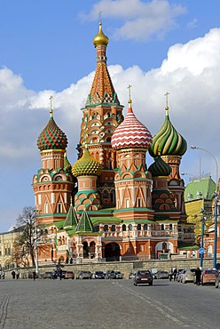 Saint Basil Cathedral, Red Square, Moscow, Russia