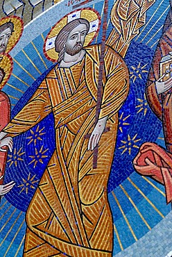 Detail of Russian mosaic icon