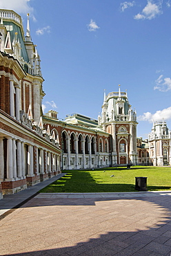 The Grand Palace, by Matvey Kazakov, 1786-1796, Tsaritsyno, Moscow, Russia