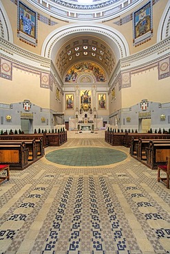 Altar of the Karl-Borromaeus church in the central cemetery in Vienna, Austria, Europe