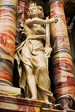 Altar in Katharinenkirche, St. Catherine's Church and Mausoleum in Graz, Styria, Austria, Europe