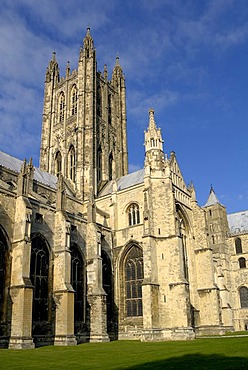 Canterbury Cathedral, seat of the primate of the Anglican church, South England, United Kingdom, Europe