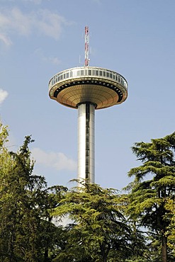 Faro de Moncloa, Moncloa Tower, transmission tower with an observation deck, Madrid, Spain, Europe