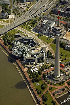 Aerial photo Landtag building, Duesseldorf, North Rhine-Westphalia, Germany, Europe