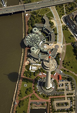 Aerial photo Landtag building, Duesseldorf, North Rhine-Westphalia, Germany, Europe