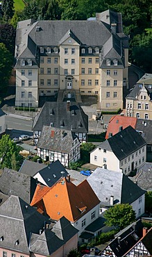 Aerial photo, administrative court Arnsberg, Hochsauerlandkreis, Sauerland, North Rhine-Westphalia, Germany, Europe