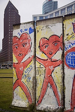 Wall, graffiti, Berlin, Germany, Europe