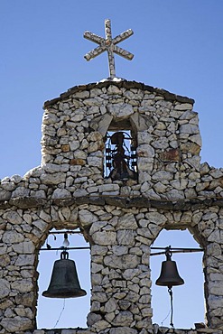 Bell-tower of the chapel in San Rafael, Mucuchies, Venezuela, South America