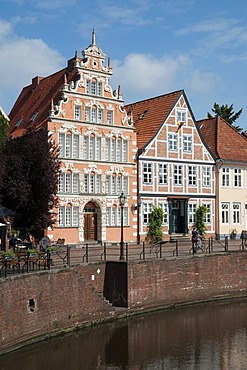 Hanseatic port, Stade, Altes Land, Lower Saxony, Germany, Europe