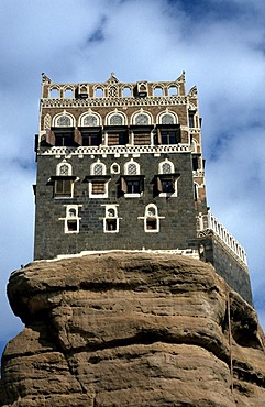 Imam Palace in Wadi Dhar, Yemen, Arabia, Middle East, Orient