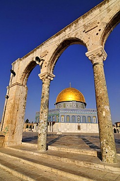 Dome of the Rock, Qubbet es-Sakhra, on Temple Mount, Jerusalem, Israel, Western Asia, Orient