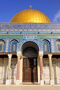 Dome of the Rock, Qubbet es-Sakhra, on Temple Mount, Jerusalem, Israel, Western Asia, Orient