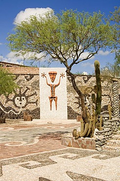 Pachamama Inca museum, creation by Hector Cruz, Amaicha, Calchaqui Valley, Tucuman Province, Argentina North West