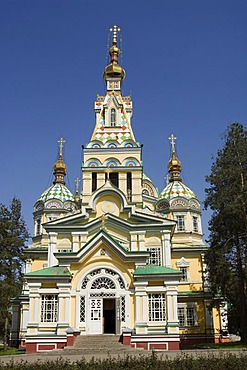 Russian Orthodox Zenkov Cathedral, Panfilov Park, Almaty, Kazakhstan