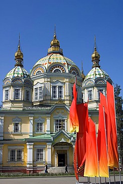 Russian Orthodox Zenkov Cathedral, Panfilov Park, Almaty, Kazakhstan