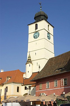 Old Council Tower, Sibiu, Transylvania, Romania