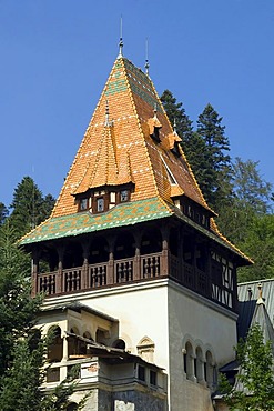 Pelisor Castle, Simiu, Wallachia, Carpathian Mountains, Romania