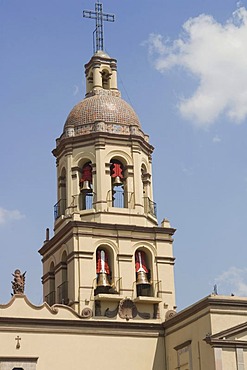 Convent Santa Cruz, historic town Santiago de Queretaro, UNESCO World Heritage Site, Province of Queretaro, Mexico