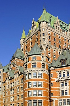 Hotel Fairmont Le Chateau Frontenac, Quebec City, Canada, North America